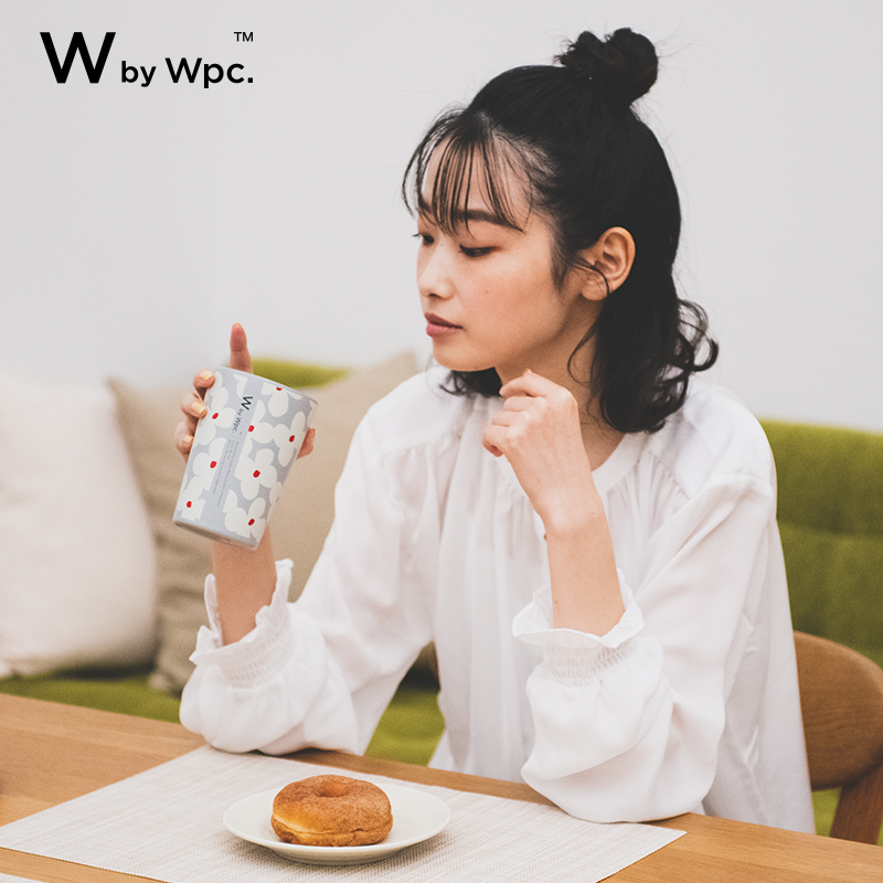 W by Wpc. 新款山茶花小清新简约随手杯304不锈钢保温杯焖烧杯