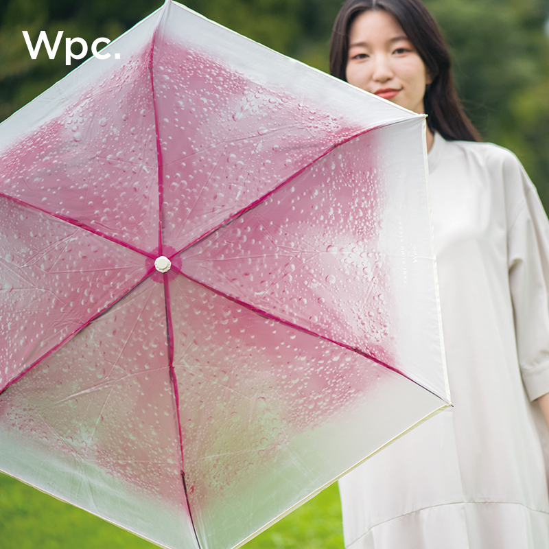 Wpc.日系小清新透明雨伞渐变伞时尚高颜值小巧轻量便携折叠伞联名