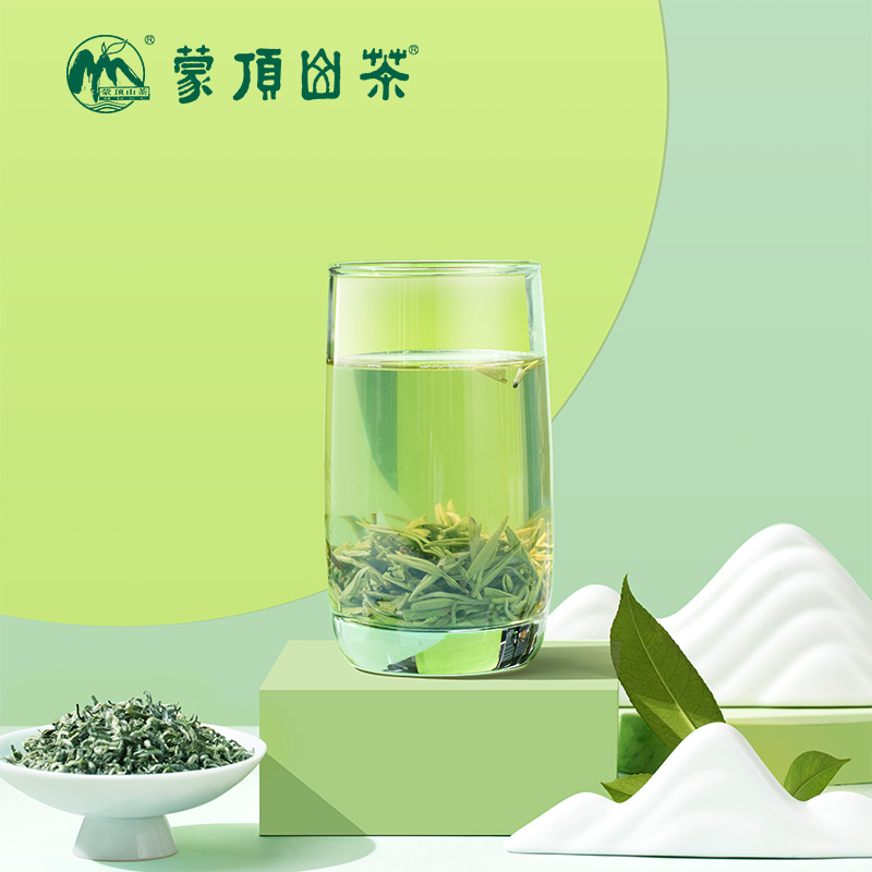 2024年新茶春茶绿茶蒙顶山茶明前特级蒙顶甘露100g铁罐 - 图1