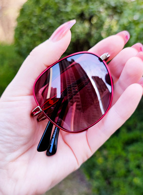 时尚偏光女士墨镜太阳镜偏光折叠