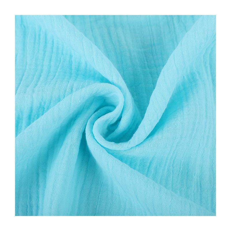 全棉双层素色纱布 高密起皱纱布水洗绉布 婴儿尿布口水巾睡衣爆款,淘宝优惠券,粉丝福利购,淘宝优惠卷