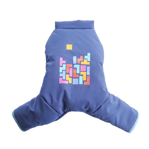 Fun Pet Dog Одежда, осень и зима теплая четырехлетная хлопчатобумажная куртка, тедди VIP хлопчатобумажная куртка, медведь бишон, щенок и одежда для кошек