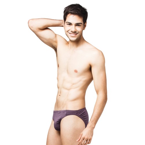 鸡仔唛莫代尔男性感内裤运动中腰男士无痕三角内裤男士高叉三角裤 - 图0