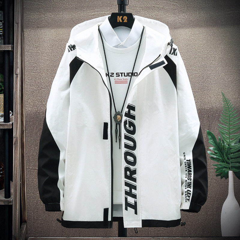 男士连帽2020新款秋冬季潮流风衣 潮似风衣