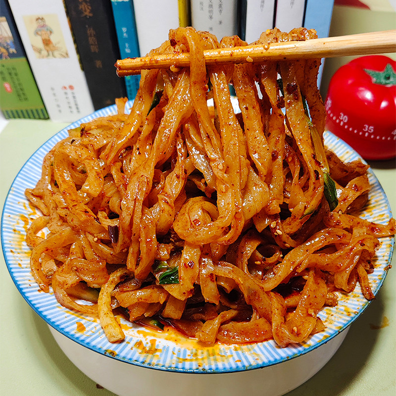 百年美阳 岐山擀面皮正宗陕西宝鸡特产名吃面皮姐姐凉皮真空袋装