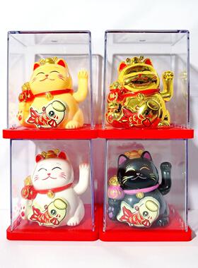 2寸太阳能自动招手招财猫办公室