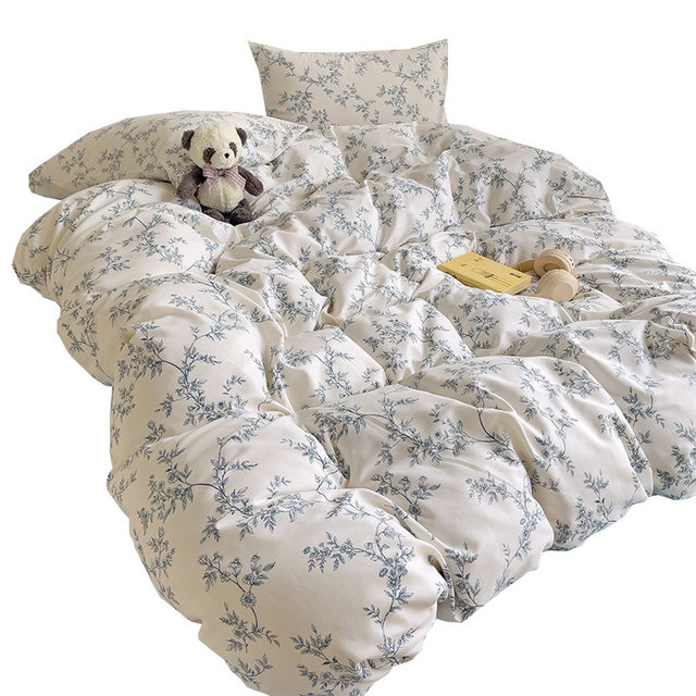 French Xiaoxiangfeng Cotton Four-piece Bedding Kit