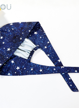 星空系列男士专用医师纯棉手术帽