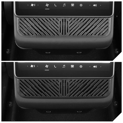 适用焕新版ModelY3后排出风口保护罩特斯拉YL毛豆3空调防堵网配件 - 图1