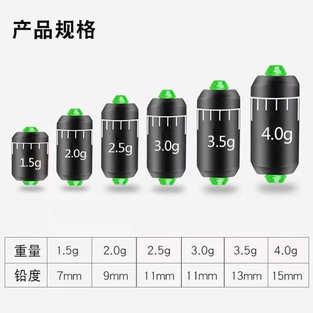 Scale lead pendant environmentally friendly integrated plumb fishing