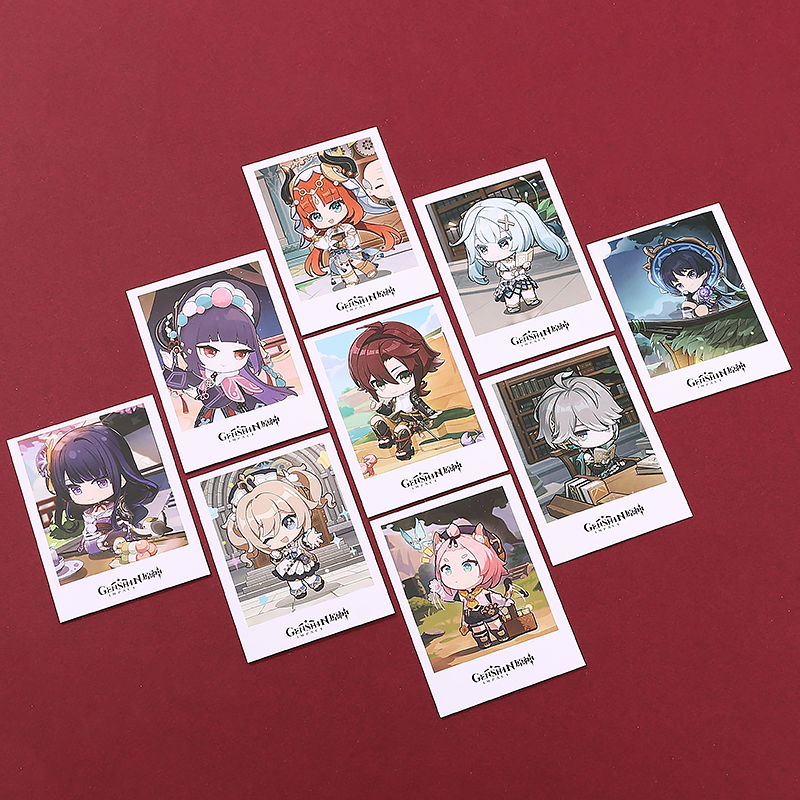 原神lomo卡芙宁娜魈胡桃二次元周边学生留言卡小卡片贺卡学生礼物 - 图3