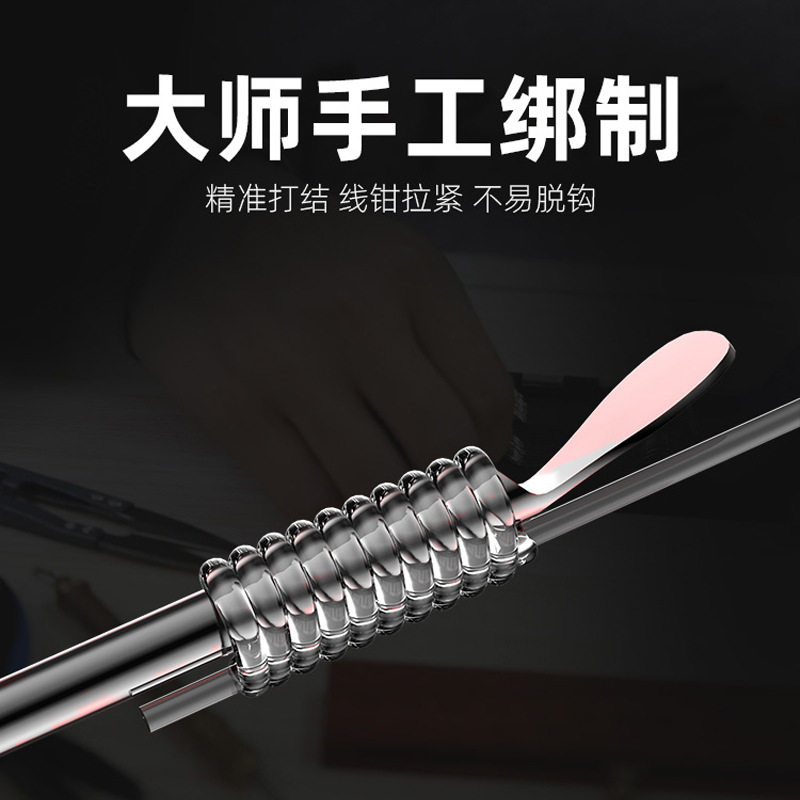 野钓超短子线秋田狐鱼钩绑好成品子线双钩全套钓鲫鱼袖钩金袖,淘宝优惠券,粉丝福利购,淘宝优惠卷