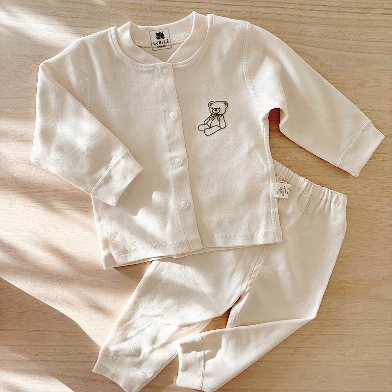 Lebila baby underwear set autumn and winter home clothes