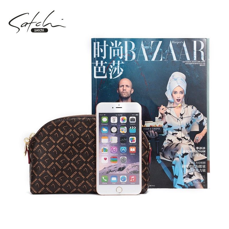 satchi /沙驰小巧轻便pvc手机包 satchi沙驰箱包女士包袋