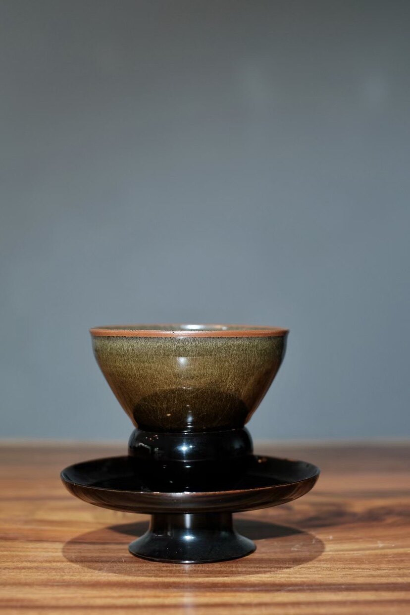 点茶利器——手工茶叶末釉点茶盏