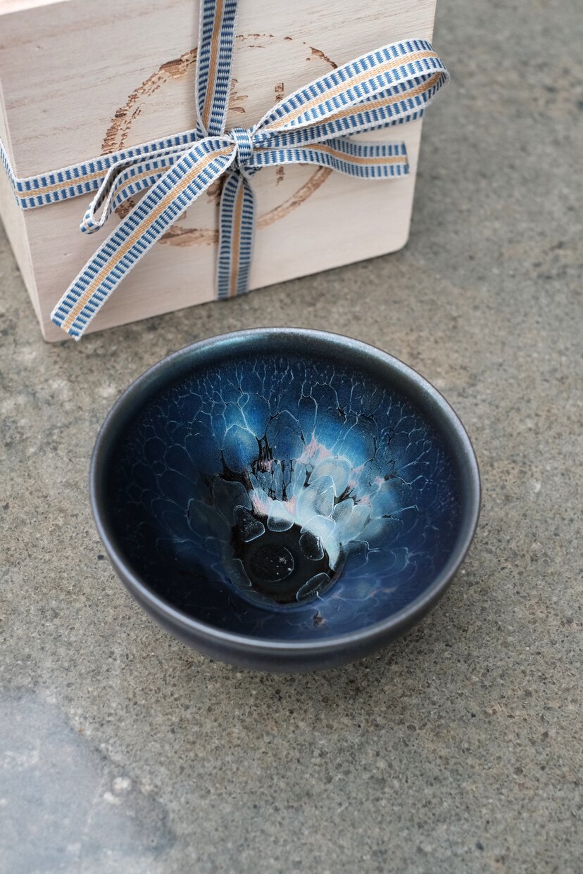 点茶利器— 手工曜光蓝莲