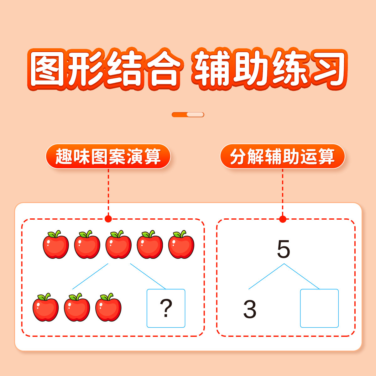 幼小衔接加减法全套练习册10/20以内加减法口算天天练3-8岁凑十借十法数学练习题一日一练中大班入学准备幼升小一年级数学思维训练