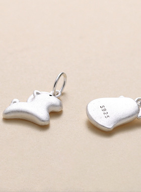 精工版十二生肖项链可爱小吊坠项链亲子款生肖锁骨链DIY生日礼物