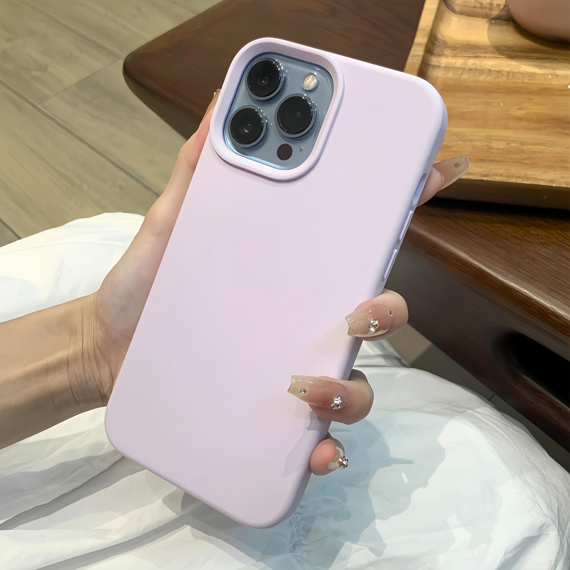 ins浅色丁香紫色适用X70荣耀Magic8/7/5手机壳300/200/400/X60全包300/50液态硅胶GT魔术6PRO纯色RS女X9D/X9C - 图3