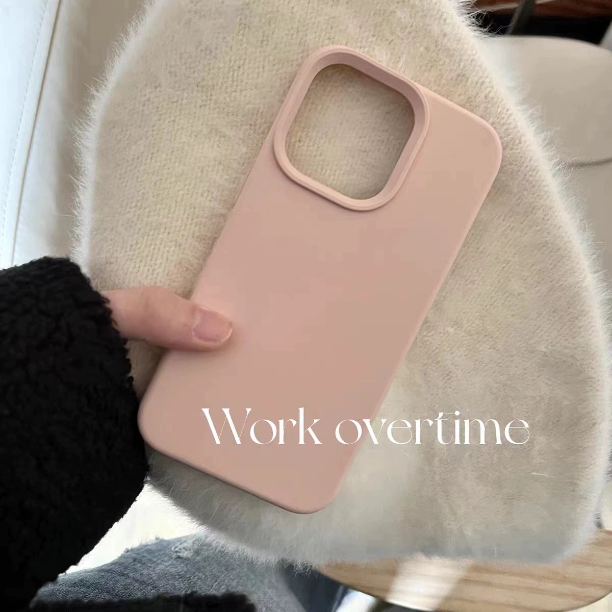 ins珊瑚橙色适用OPPO FIND X8s+手机壳X9全包RENO14/13耐脏12真液态硅胶8PRO+防摔X7Ultra软糯11纯色10活力橙 - 图2