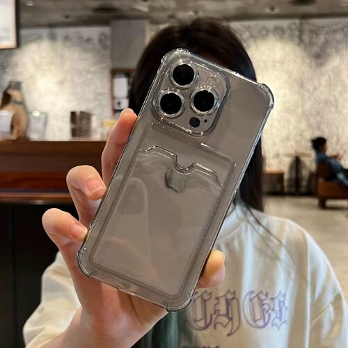 透明卡套可放照片适用Turbo4/3小米15/13手机壳Note14PRO+/12T防摔12C气囊K70红米K60至尊版R男女poco软F7/X6 - 图2