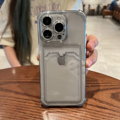 透明卡套可放照片适用Turbo4/3小米15/13手机壳Note14PRO+/12T防摔12C气囊K70红米K60至尊版R男女poco软F7/X6 - 图1