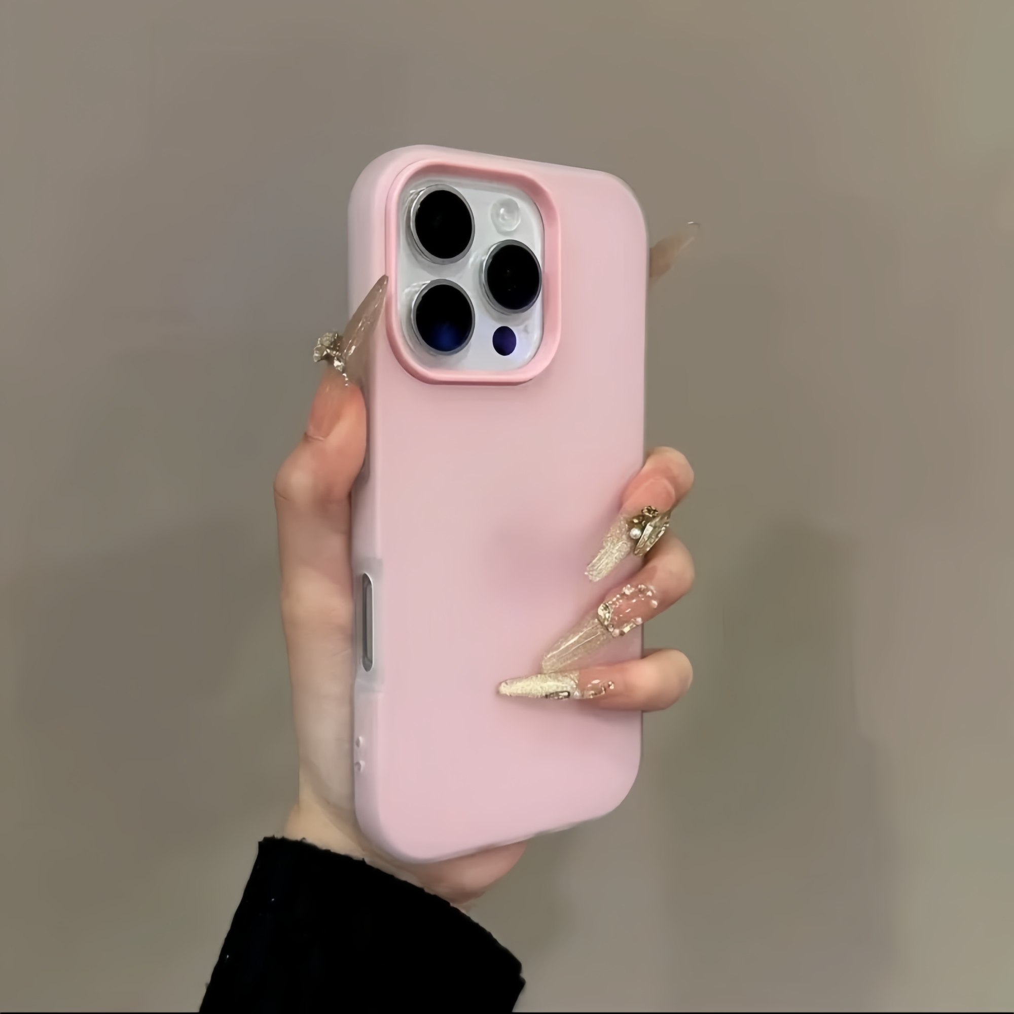 磨砂果冻色适用A56三星S25/S24+手机壳S23 Ultra双层22FE磨砂A36/A73/A55多巴胺A26双层可插卡包外套可放照片 - 图2