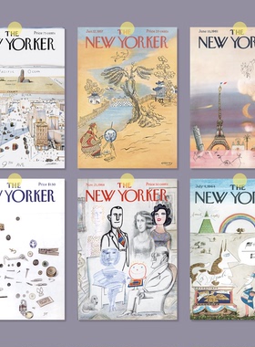 纽约客海报｜欧式简约小众｜New Yorker｜清新文艺卧室工作室海报