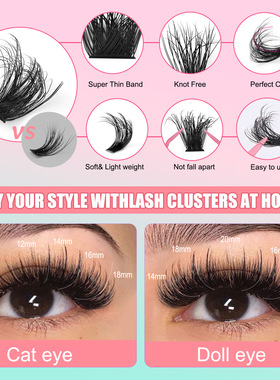 60D80D100D mixed false eyelash adhesive set假睫毛胶水套装