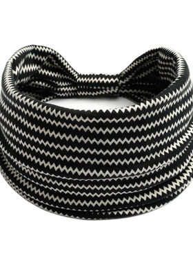 Women wide print headband, exercise yoga knot scarf发带头饰