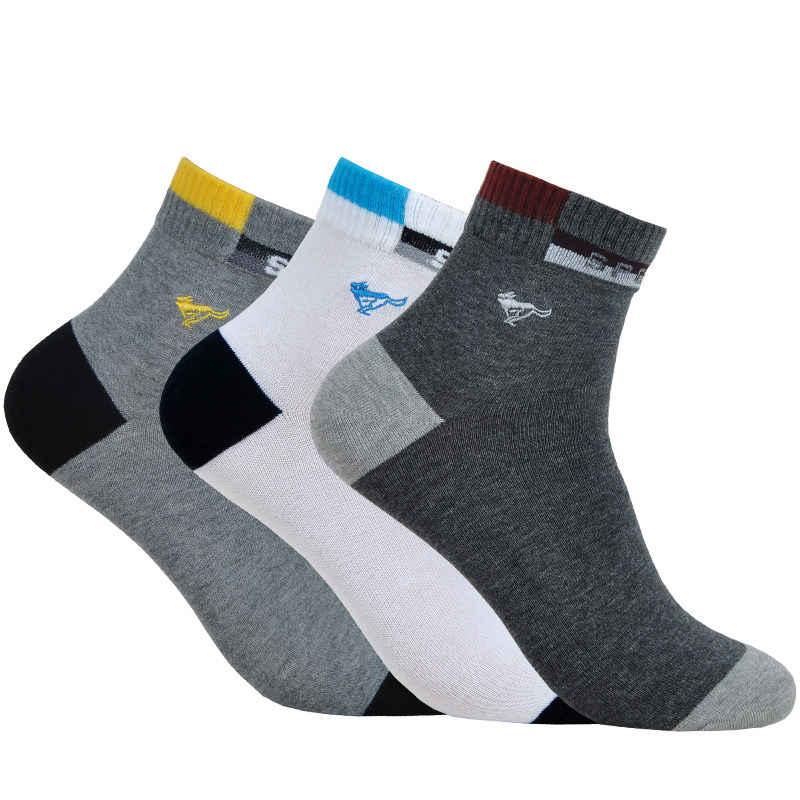 七匹狼男士中筒纯棉运动夏季长袜 七匹狼金一村短袜/打底袜/丝袜/美腿袜