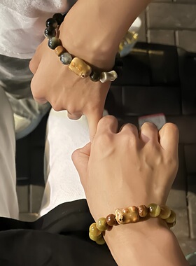 具象化的爱生肖狗素串手链