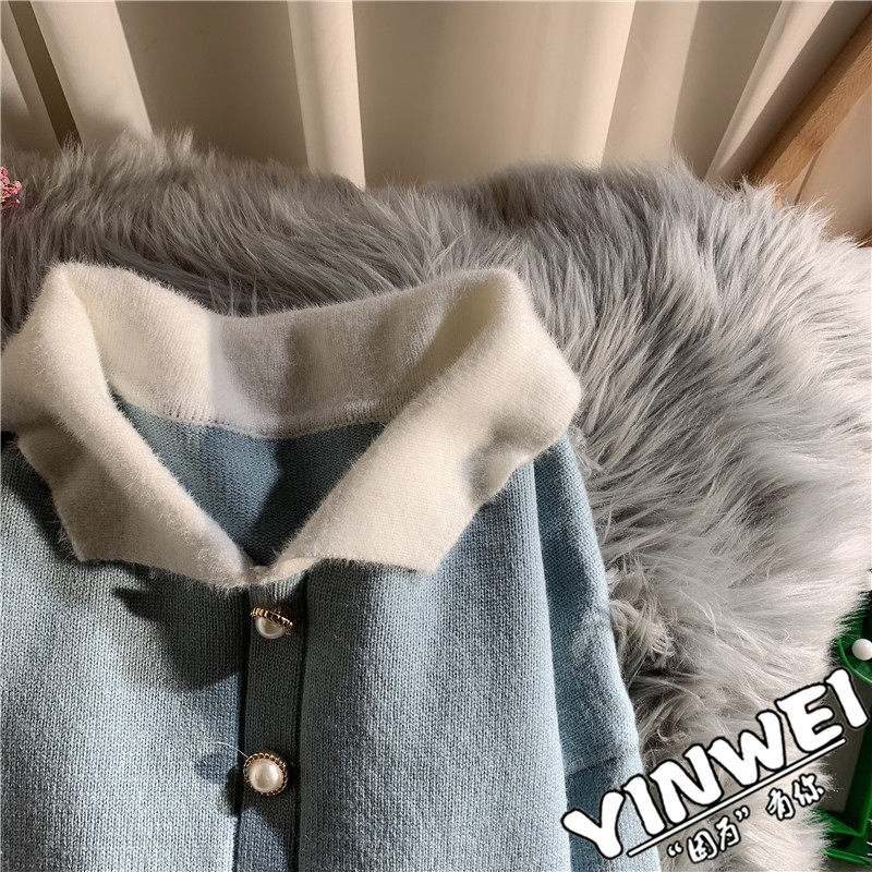 中长款很仙的毛衣裙针织2020连衣裙 茵蔚毛衣