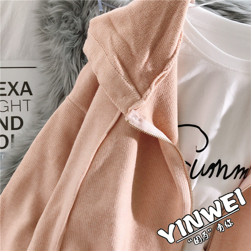 针织外套韩版宽松慵懒风2020开衫 茵蔚毛衣