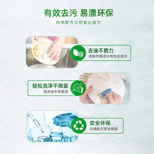 AXE/斧头牌洗洁精2瓶柠檬护肤除菌去油可洗果蔬食品用不伤手家庭 - 图1