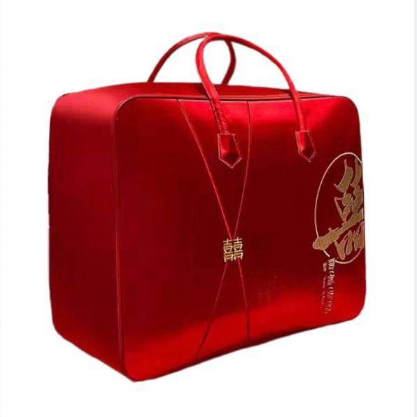 婚庆结婚被子收纳袋子陪嫁棉被包装袋牛津布喜被手提袋红色四件套,淘宝优惠券,粉丝福利购,淘宝优惠卷