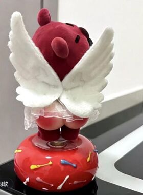 蜡笔小新转转乐摆件创意车内可爱汽车摆饰中控台小天使桌面装饰品
