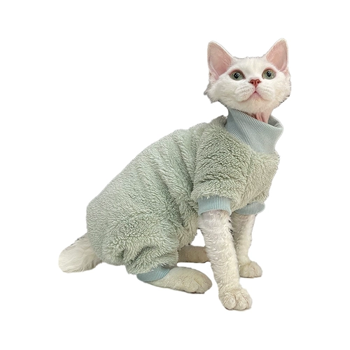 Эластичная большая густая защита от живота четвероногая одежда, одежда для кошачьей кошки, одежда для кошачьей кошки, двусторонняя руно, легко носить