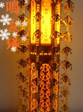 佛堂鎏金立式观音财神