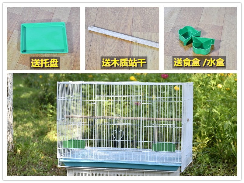 鸟笼子鹦鹉鸟笼八哥虎皮玄凤牡丹鸽子笼养殖笼鸟笼大号超大特大_虎窝淘