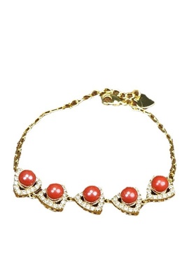 天然高含量帝王砂手链女镶嵌红色朱砂爱心手饰小众高级感百搭手链