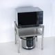 Stainless steel floor-standing square two-story kitchen double-layer