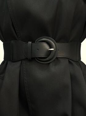 女士大衣衬衫显瘦腰带