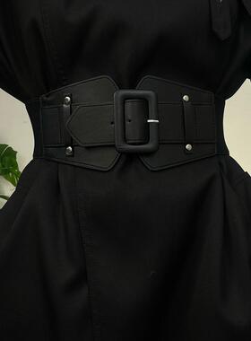 时尚束腰显瘦弹力宽腰封女