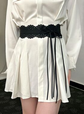 连衣裙束腰蝴蝶结系带绑带女士