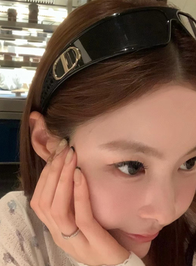 发箍墨镜女款2025新款高级感秋冬雪地头箍发卡二合一太阳眼镜护目