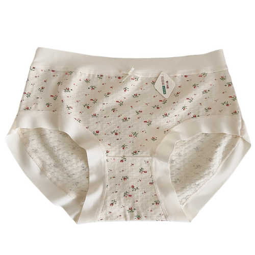 3条a类棉内裤女纯棉2024新款7A抗菌夏季薄款中腰大码无痕女士三角 - 图3