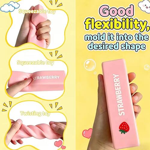 1~4Pcs Soft Squishy Butter Stick Fidget Toy Stress Relief Sl - 图2