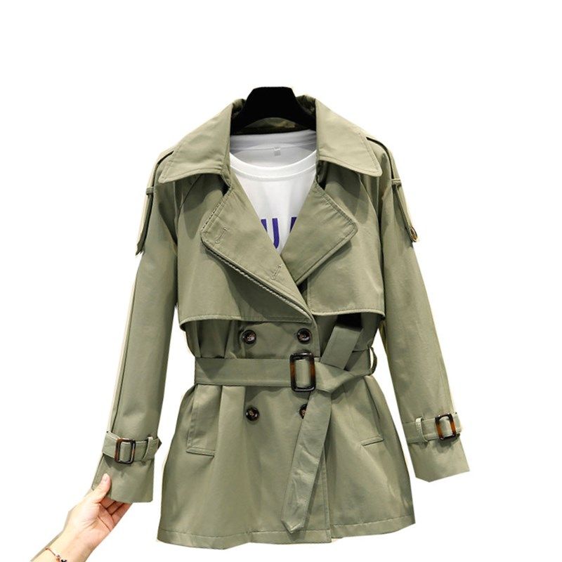 2020年春秋新款小个子韩版短款风衣 暖倩风衣