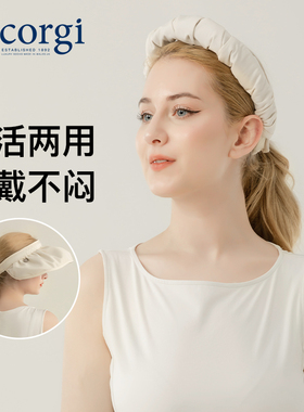 CORGI防晒帽女款遮阳防紫外线女生新款大帽檐遮脸空顶时尚洋气
